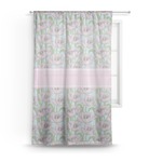 Wild Tulips Sheer Curtain (Personalized)