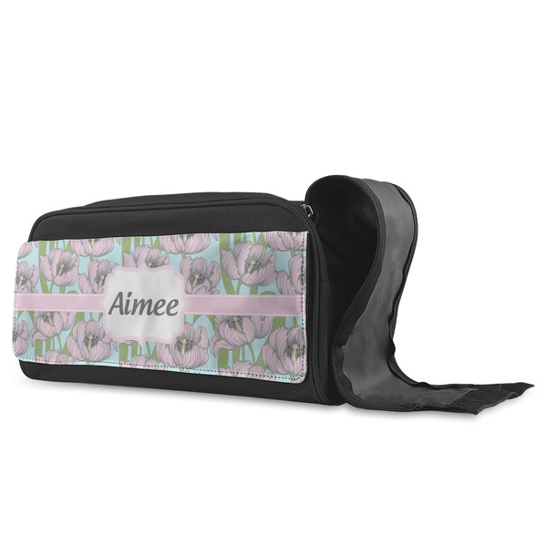 Wild Tulips Shoe Bags - ANGLE (Open)