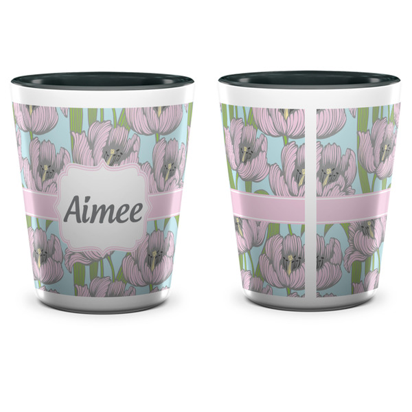 Wild Tulips Shot Glass - Two Tone - APPROVAL