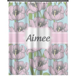 Wild Tulips Extra Long Shower Curtain - 70"x84" (Personalized)