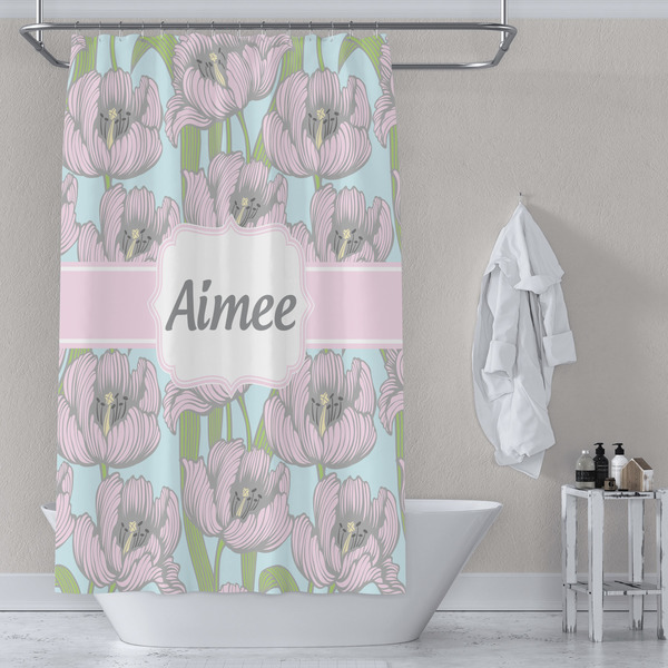 Wild Tulips Shower Curtain Lifestyle