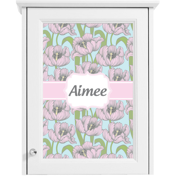 Wild Tulips Single Cabinet Decal
