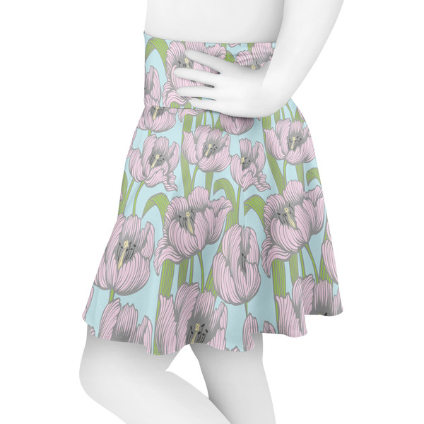 Wild Tulips Skater Skirt - Side