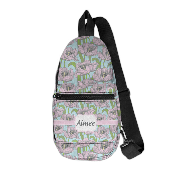 Custom Wild Tulips Sling Bag (Personalized)