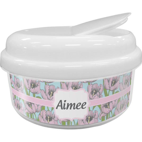 Custom Wild Tulips Snack Container (Personalized)
