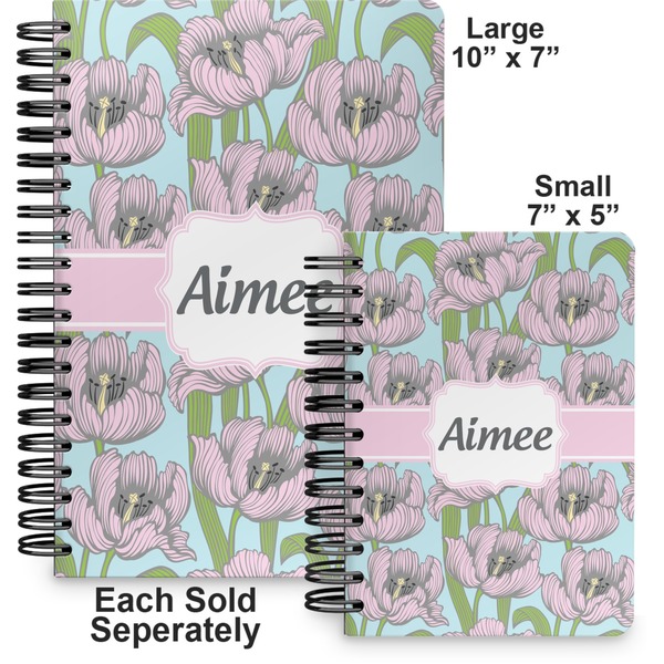 Wild Tulips Spiral Journal - Comparison