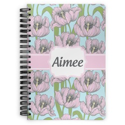 Wild Tulips Spiral Notebook (Personalized)
