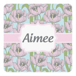 Wild Tulips Square Decal - Small (Personalized)