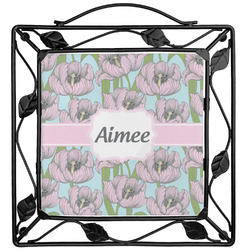 Wild Tulips Square Trivet (Personalized)