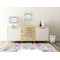 Wild Tulips Square Wall Decal Wooden Desk