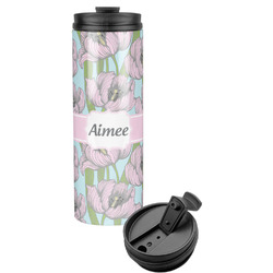 Wild Tulips Stainless Steel Skinny Tumbler (Personalized)