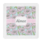 Wild Tulips Decorative Paper Napkins (Personalized)