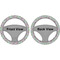 Wild Tulips Steering Wheel Cover- Front and Back