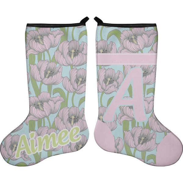 Wild Tulips Stocking - Double-Sided - Approval
