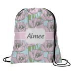 Wild Tulips Drawstring Backpack - Large (Personalized)