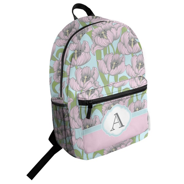Custom Wild Tulips Student Backpack (Personalized)