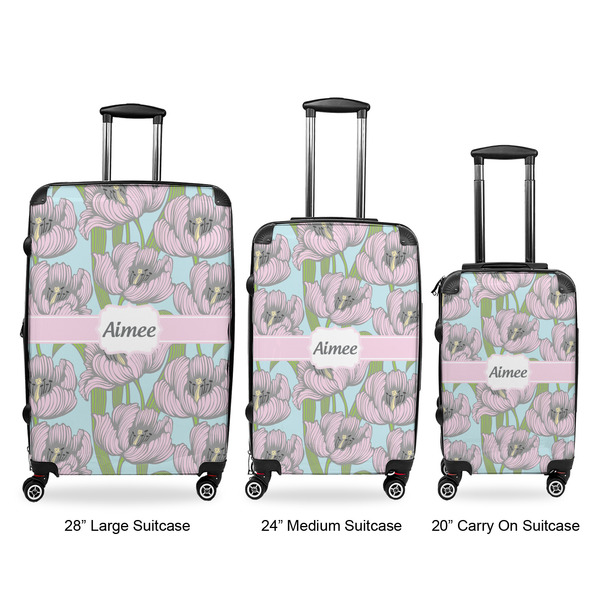 Wild Tulips Suitcase Set 1 - APPROVAL