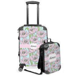 Wild Tulips Kids 2-Piece Luggage Set - Suitcase & Backpack (Personalized)