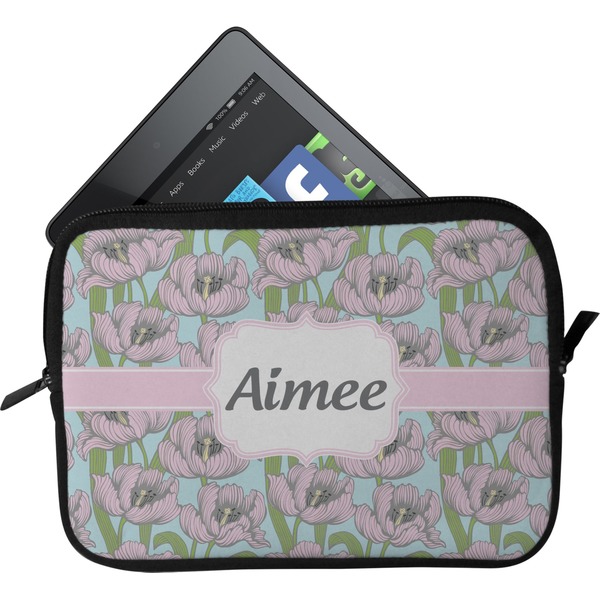 Custom Wild Tulips Tablet Case / Sleeve (Personalized)