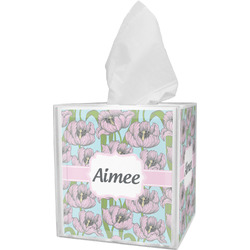 Wild Tulips Tissue Box Cover (Personalized)