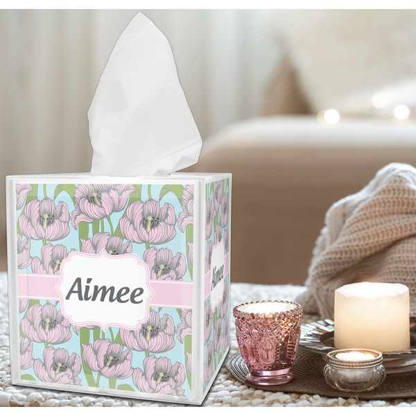 Wild Tulips Tissue Box - LIFESTYLE