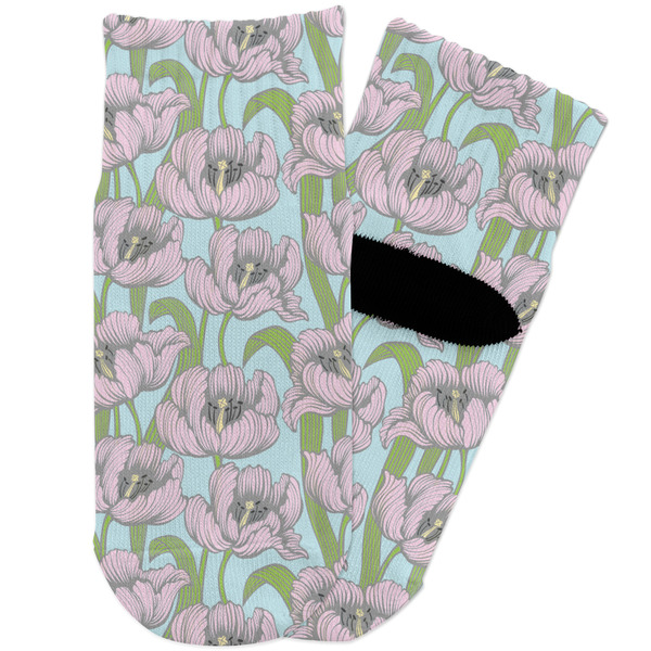 Custom Wild Tulips Toddler Ankle Socks
