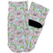 Wild Tulips Toddler Ankle Socks - Single Pair - Front and Back