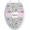 Wild Tulips Toilet Seat Decal (Personalized)