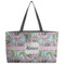 Wild Tulips Beach Totes Bag - w/ Black Handles (Personalized)