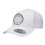 Wild Tulips Trucker Hat - White (Personalized)