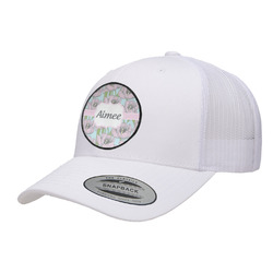 Wild Tulips Trucker Hat - White (Personalized)