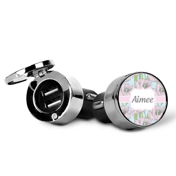 Wild Tulips USB Car Charger