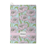Wild Tulips Waffle Weave Golf Towel (Personalized)