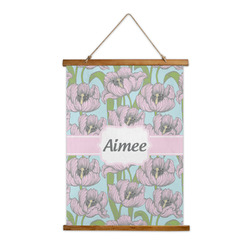 Wild Tulips Wall Hanging Tapestry (Personalized)