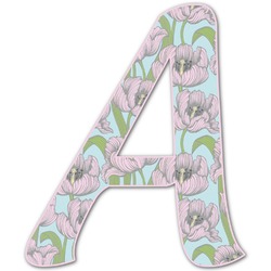 Wild Tulips Letter Decal - Medium (Personalized)