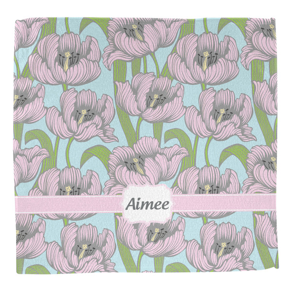 Wild Tulips Washcloth - Front - No Soap