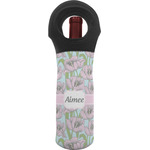 Wild Tulips Wine Tote Bag (Personalized)
