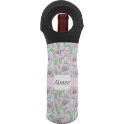 Wild Tulips Wine Tote Bag (Personalized)
