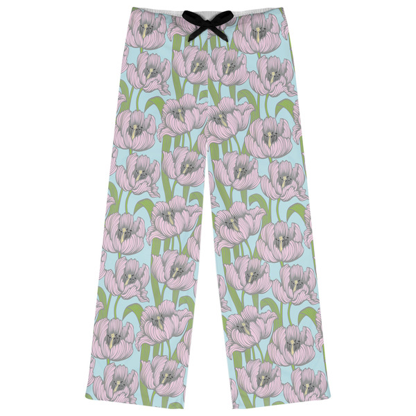 Custom Wild Tulips Womens Pajama Pants - S