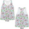 Wild Tulips Womens Racerback Tank Tops - Medium - Front and Back