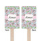 Wild Tulips Wooden 6.25" Stir Stick - Rectangular - Double Sided - Front & Back