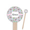 Wild Tulips Round Wooden Food Picks (Personalized)
