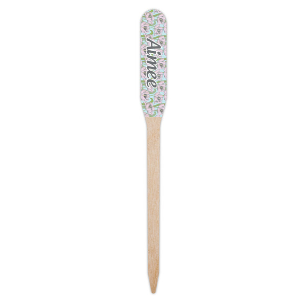 Wild Tulips Wooden Food Pick - Paddle - Single Pick