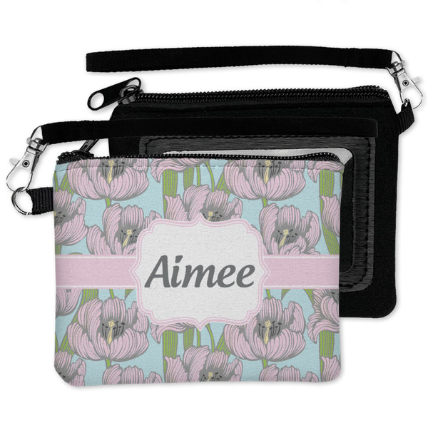 Wild Tulips Wristlet ID Cases - MAIN