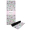Wild Tulips Yoga Mat with Black Rubber Back Full Print View