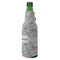 Wild Tulips Zipper Bottle Cooler - ANGLE (bottle)