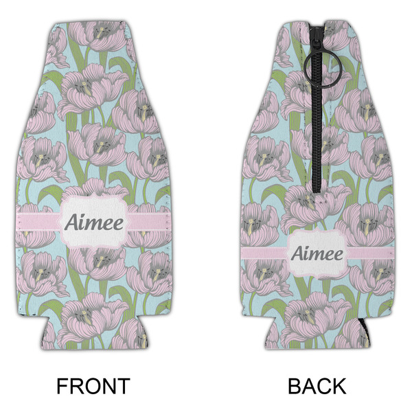 Wild Tulips Zipper Bottle Cooler - APPROVAL