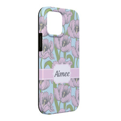 Wild Tulips iPhone Case - Rubber Lined - iPhone 13 Pro Max (Personalized)