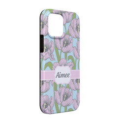 Wild Tulips iPhone Case - Rubber Lined - iPhone 13 Pro (Personalized)