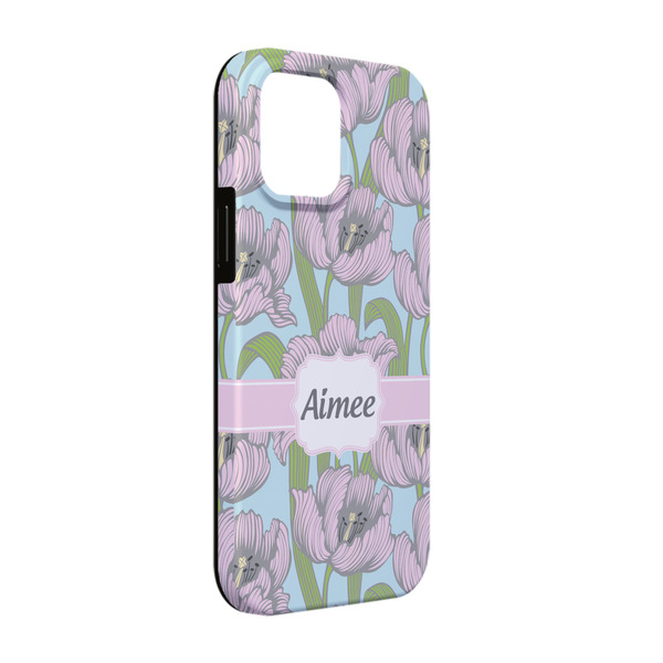 Custom Wild Tulips iPhone Case - Rubber Lined - iPhone 13 Pro (Personalized)